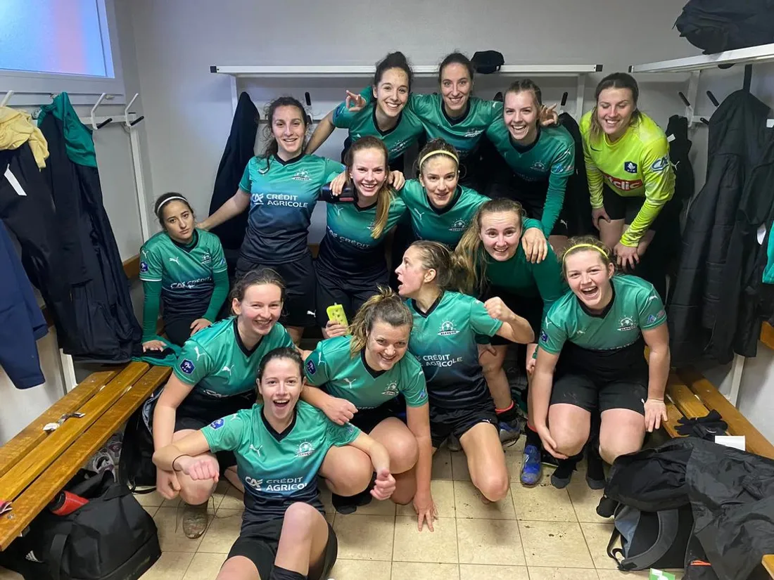 Les Alençonnaises, tout sourire après la victoire